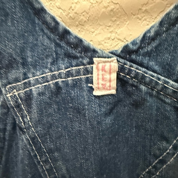Vintage Key Women's Blue Denim Overalls Size 12 Tall - Picture 11 of 13